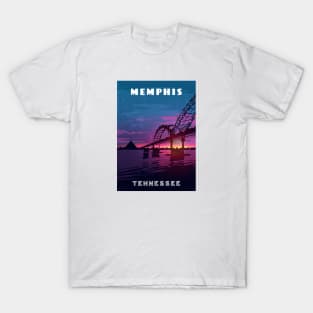 Memphis, Tennessee, USA .Retro travel poster T-Shirt